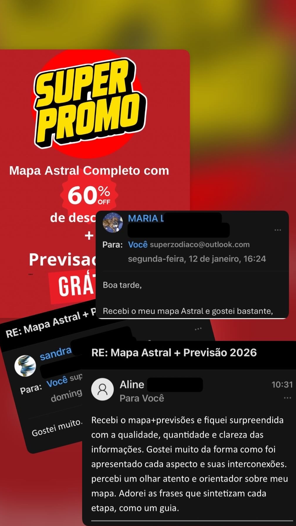 Mapa Astral + Previsão 2026 Astrólogica Numerologica Tarot