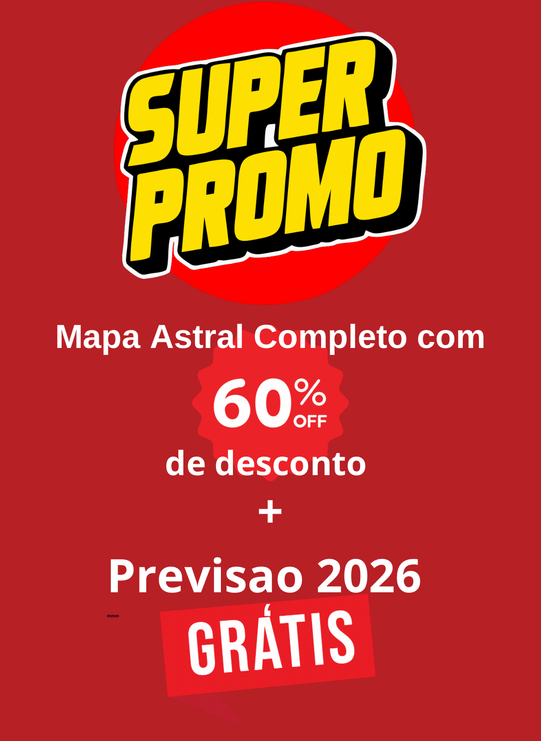 Mapa Astral + Previsão 2026 Astrólogica Numerologica Tarot